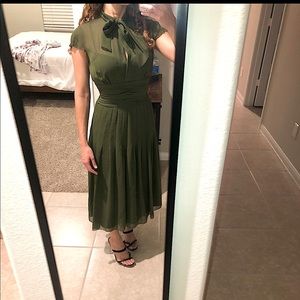 Size 2 Antonio Melani Dark Green Dress